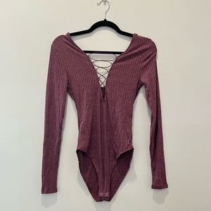 Criss-Cross Body Suit